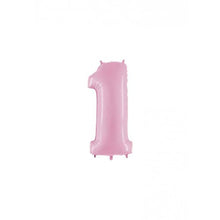 Afbeelding in Gallery-weergave laden, Folie Cijfer 36 cm pastel roze
