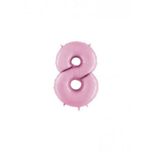 Afbeelding in Gallery-weergave laden, Folie Cijfer 36 cm pastel roze
