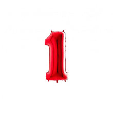 Afbeelding in Gallery-weergave laden, Folie Cijfer 36 cm rood
