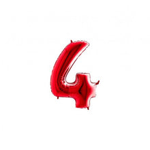 Afbeelding in Gallery-weergave laden, Folie Cijfer 36 cm rood
