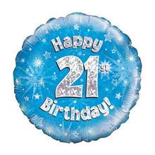 Afbeelding in Gallery-weergave laden, Folie Ballon Birthday Blue
