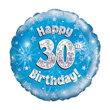 Afbeelding in Gallery-weergave laden, Folie Ballon Birthday Blue
