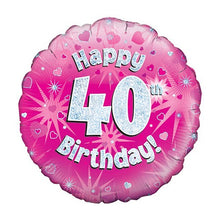 Afbeelding in Gallery-weergave laden, Folie Ballon Birthday Pink
