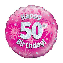 Afbeelding in Gallery-weergave laden, Folie Ballon Birthday Pink
