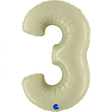 Afbeelding in Gallery-weergave laden, Helium folie cijfer olive green
